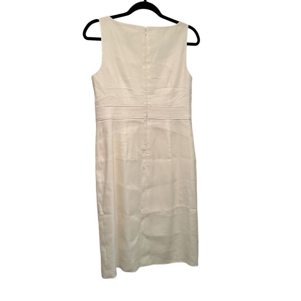 Ann Taylor white linen dress suit- size 4 - Picture 2 of 15